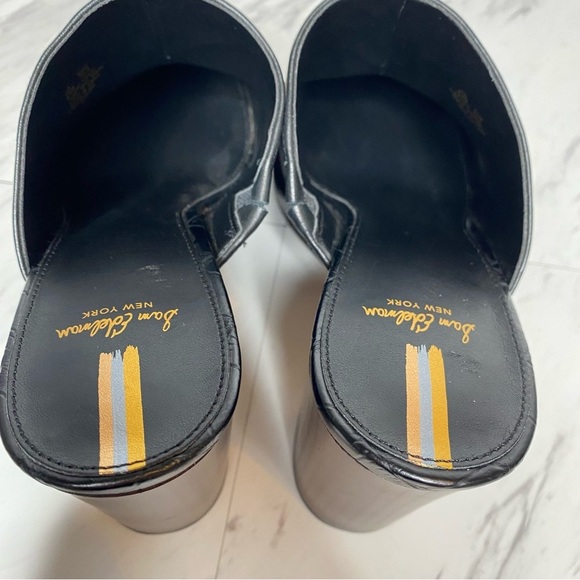 Sam Edelman Shiloh Black Leather Heeled Mule 9 1/2 M - Picture 12 of 14